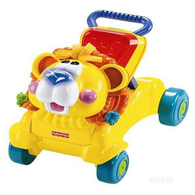 Ходунки-каталка Лев Fisher Price - Россия