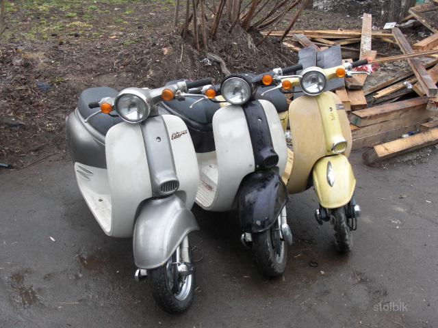 Honda Jorno, Yamaha Vino, Honda Joker, Suzuki Verdi ретро скутера - Россия