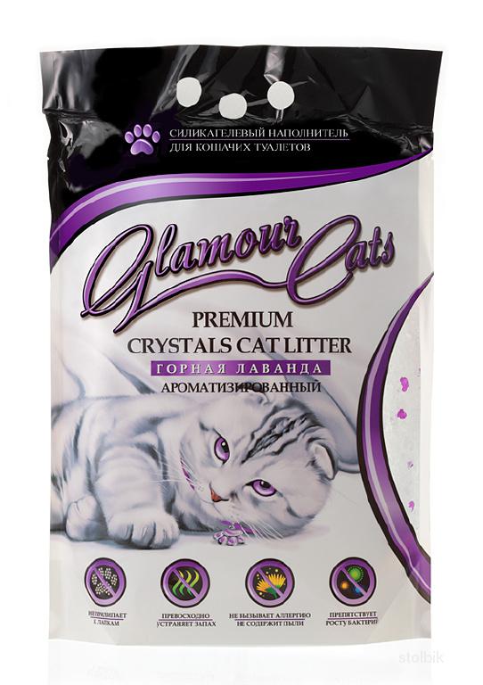 Наполнители для кошачьих туалетов Glamour Cats. - Россия