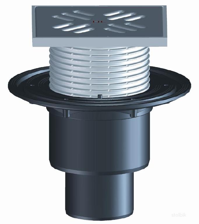 Трап для внутренних помещений с сухим сифоном HL310NPr-