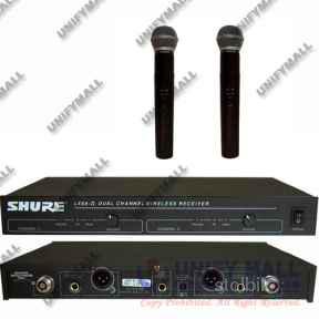 микрофон SHURE LX88-II радиосистема 2 микрофона SHURE SM58.магазин - Россия