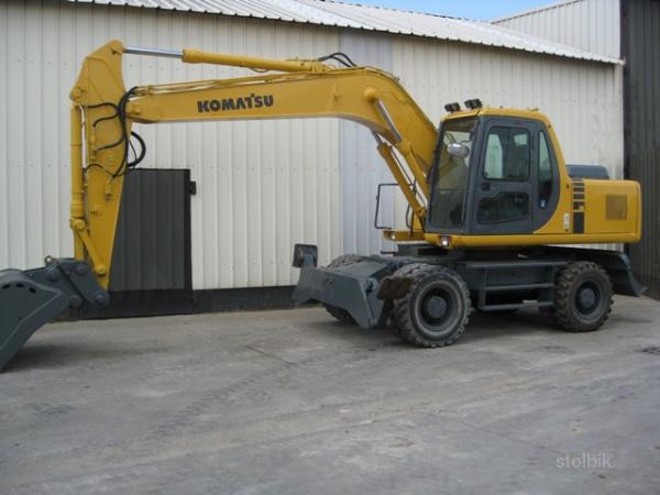 КОЛЕСНЫЙ ЭКСКАВАТОР KOMATSU - Россия