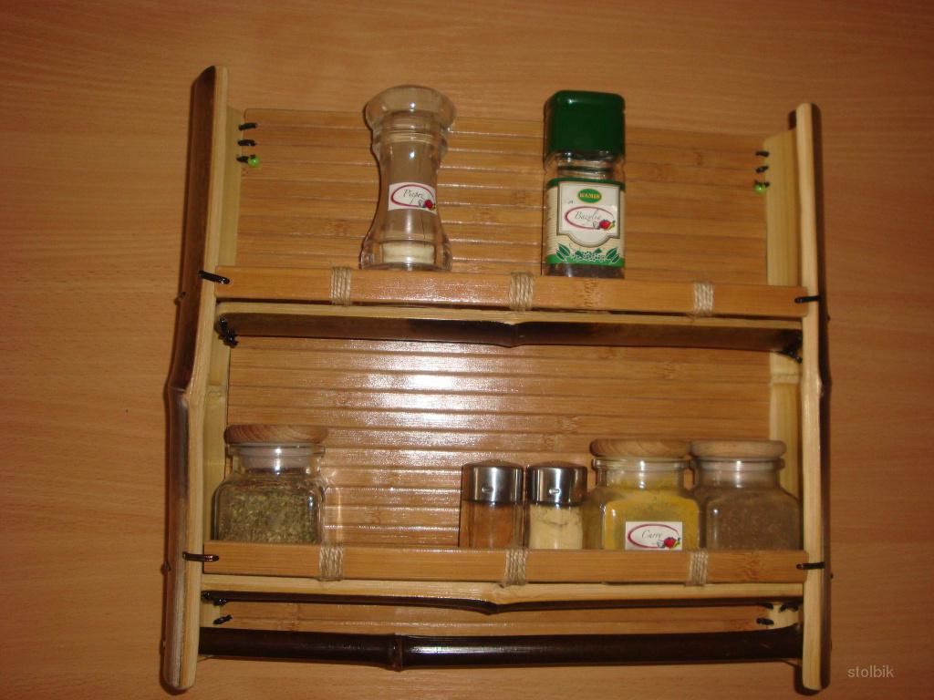 Полочка для специй БАМБУК - Украина