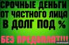 Займы под расписку без предоплат - Россия Займы под расписку без предоплат - Россия